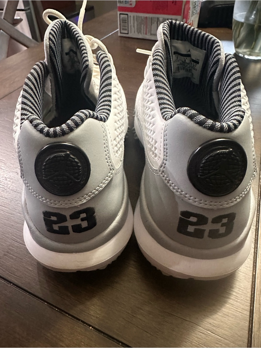 Air Jordan 9 Retro Grey Wolf Golf Shoes Mens 9 - Picture 3 of 6